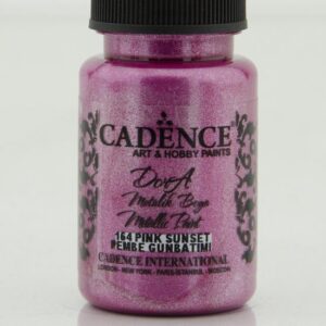 Cadence dora metallic verf 50ml - 164 pink sunset