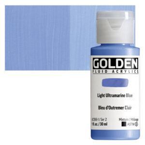 Golden fluid acrylics 30ml – S2 – 2366 light ultramarine blue