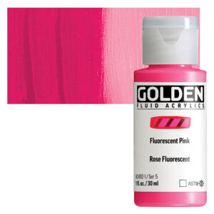 Golden fluid acrylics 30ml – S5 – 2492 fluorescent pink