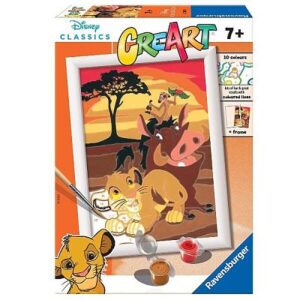 Ravensburger schilder op nummer - 13 x 18 - 7+ The lion king