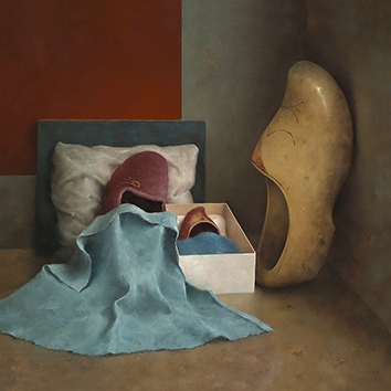 Wenskaart Marius van Dokkum - Warm nest - 10x10