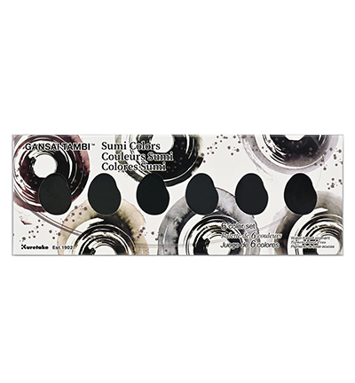 Gansai Tambi - set sumi colors