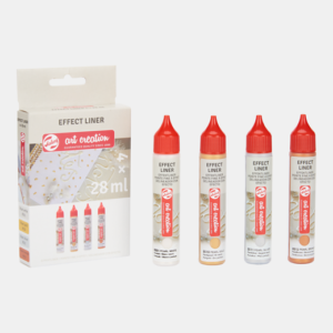 ArtCreation effectliner set standaard parel 4x28ml