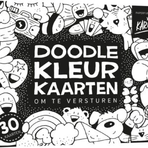 Doodle kleurkaarten om te versturen, Karin Luttenberg
