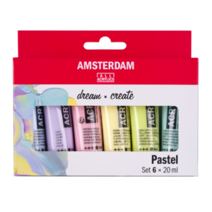 Amsterdam standaard acrylverf - set 6 x 20ml pastel