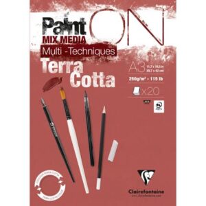 Clairefontaine Paint on Terra cotta A3 250gr