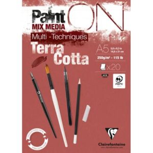 Clairefontaine Paint on Terra cotta A5 250gr