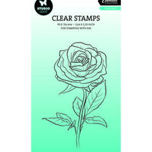 Clearstamp Studio light - 693 single rose