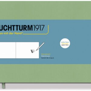 Leuchtturm1917 Sketch book 150gr medium landscape - sage
