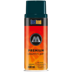Molotow - Belton premium 400ml - 130 black turquoise