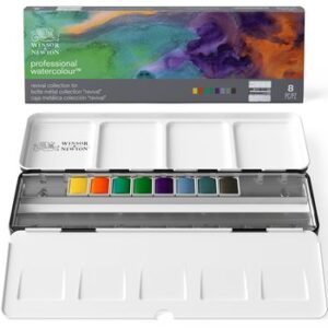 Winsor & Newton PWC – set 8 x 1/2 napje revival collection