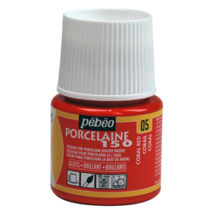 Pebeo porcelaine 150 - 05 coral red