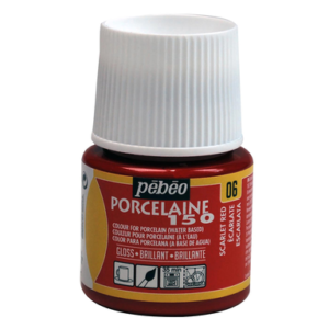 Pebeo porcelaine 150 - 06 scarlet red