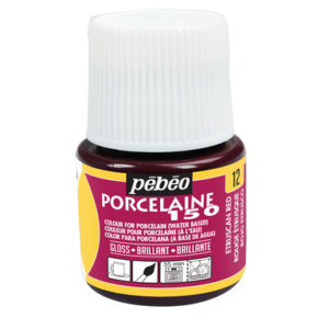 Pebeo porcelaine 150 - 12 Etruscian red
