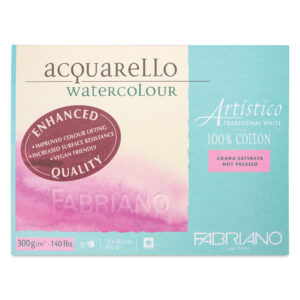 Fabriano artistico watercolour – 23 x 30,5 hot pressed
