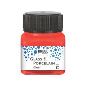 Kreul Glass & Porcelain clear - 16205 cherry red