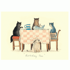 Wenskaart - Birthday tea, Alison Friend