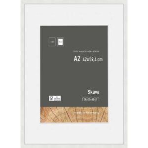 Wissellijst Nielsen Skava wit - 42x59,4 A2