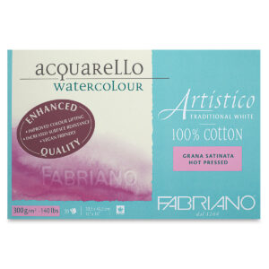 Fabriano artistico watercolour – 30,5 x 45,5 hot pressed