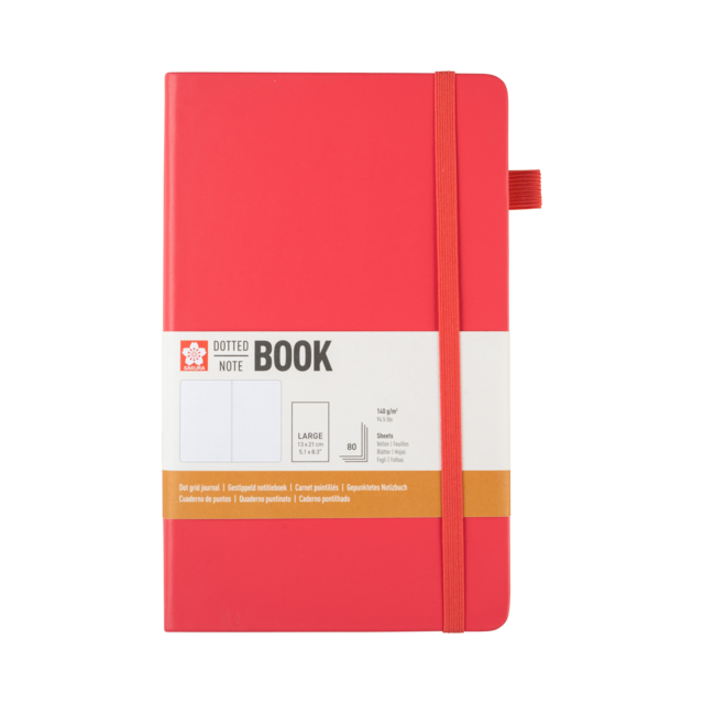 Sakura notitieboek - 13 x 21 pruimbloesem dotted