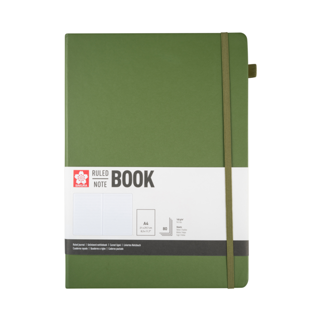 Sakura notitieboek - 21 x 30 dennennaald gelijnd