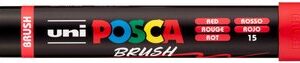Posca acrylmarker - PC-5M brush - 15 rood