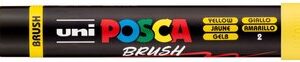 Posca acrylmarker - PC-5M brush - 2 geel