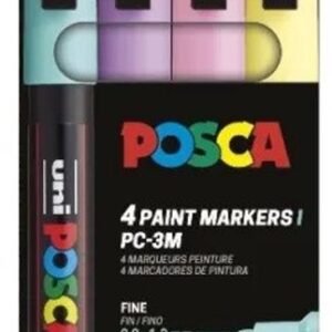 Posca acrylmarker - set 4 PC-3M