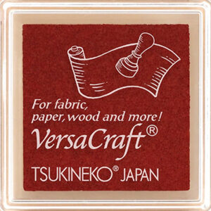 Versacraft inkpad 3 x 3 Cherry red