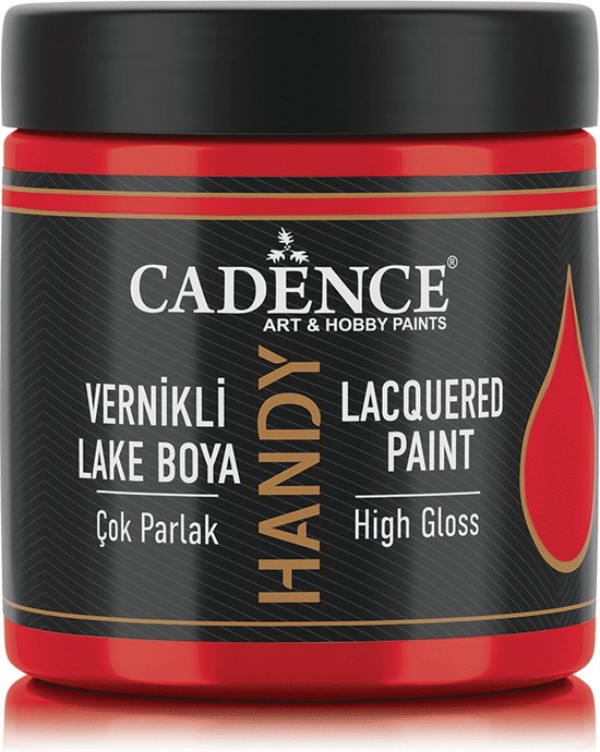 Cadence lacquered paint - 18 crimson red