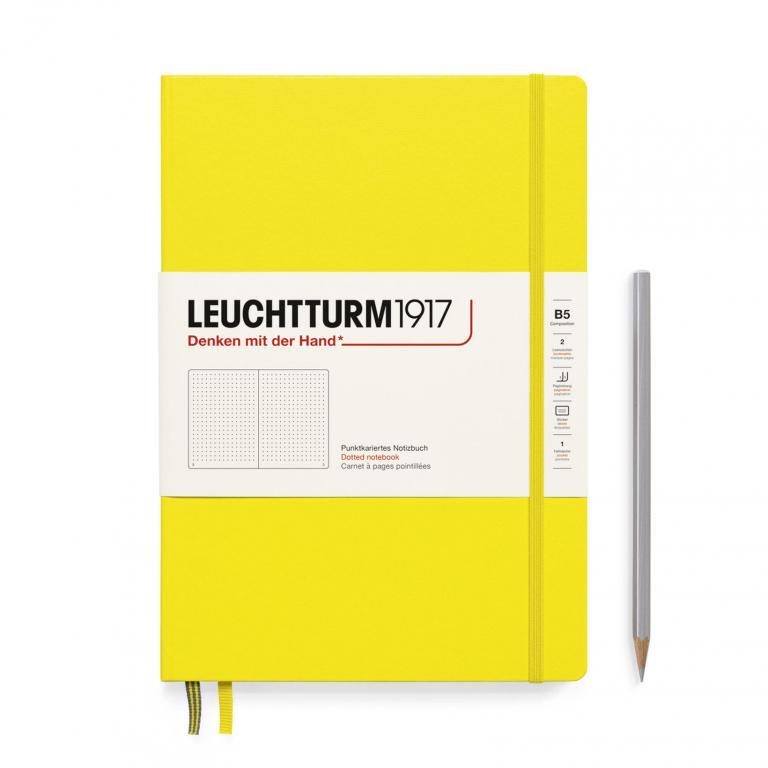 Leuchtturm1917 B5 hardcover - dotted - lemon