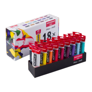 Amsterdam standaard acrylverf - set 18 x 120ml value