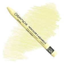Caran d'ache neocolor 2 - 011 pale yellow