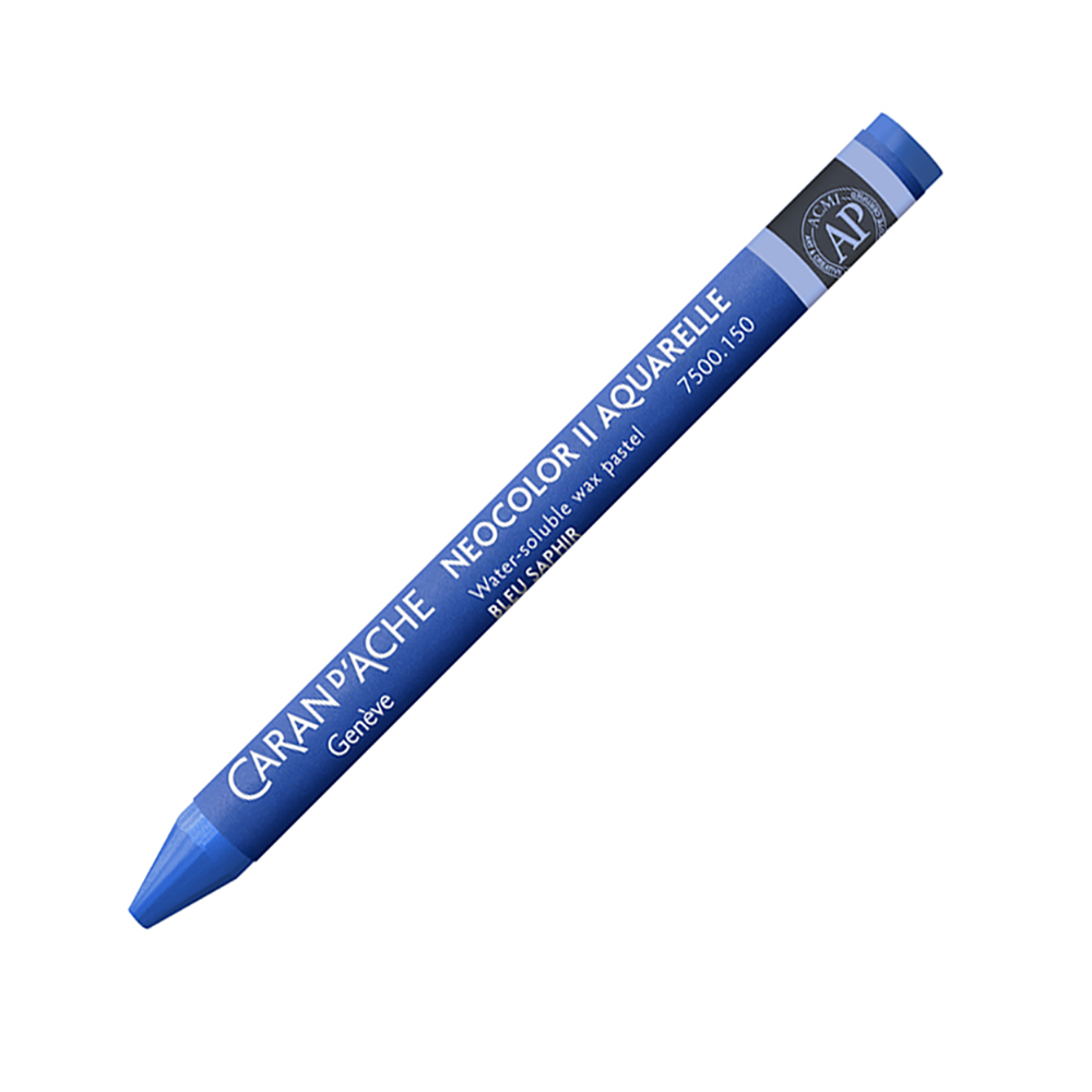 Caran d'ache neocolor 2 - 150 safire blue