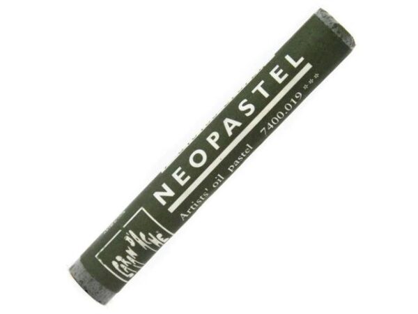 Caran d'ache neopastel - 019 olive black