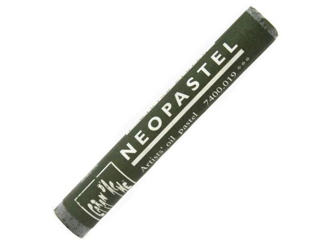 Caran d'ache neopastel - 019 olive black