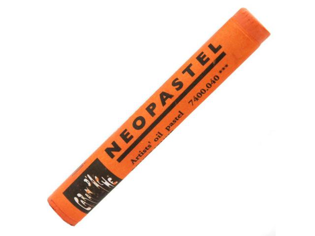Caran d'ache neopastel - 040 reddish orange