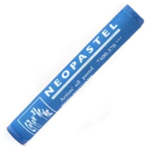 Caran d'ache neopastel - 370 gentian blue