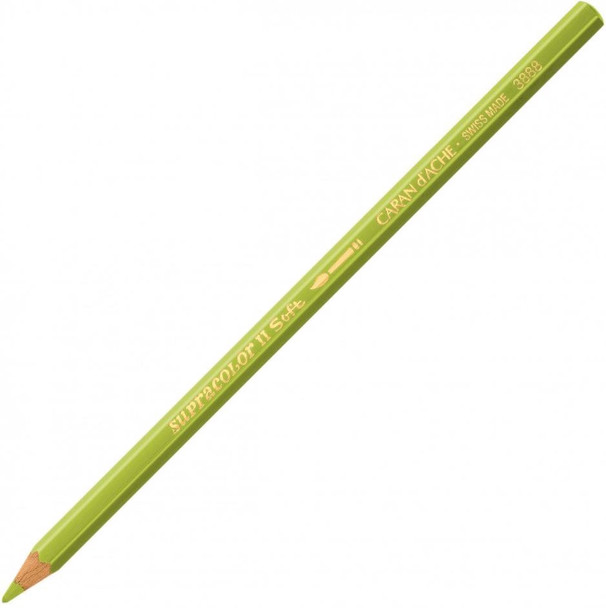 Caran d'ache supracolor soft 015 olijf geel