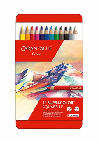 Caran d'ache supracolor soft set 12