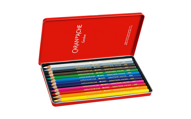 Caran d'ache supracolor soft set 12