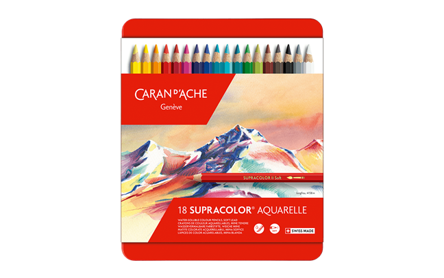 Caran d'ache supracolor soft set 18