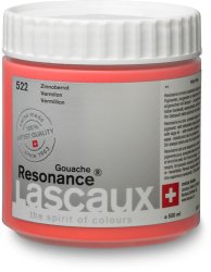 Lascaux resonance Gouache 500ml - 522 Vermilion