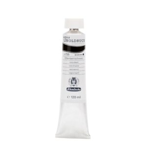 Schmincke aqua linoprint 120ml - 735 ivory black