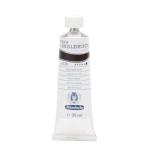 Schmincke aqua linoprint 35ml - 630 sepia brown