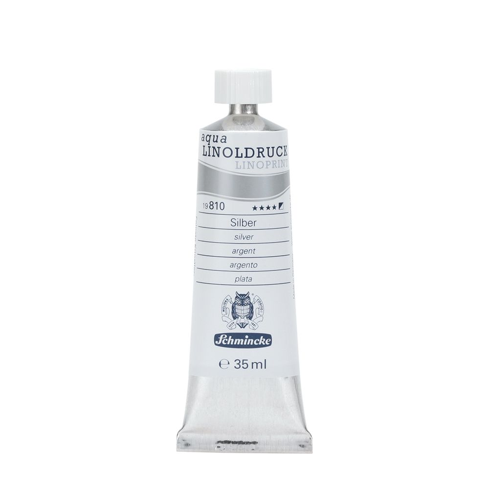 Schmincke aqua linoprint 35ml - 810 silver