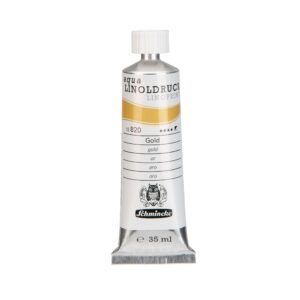 Schmincke aqua linoprint 35ml - 820 gold