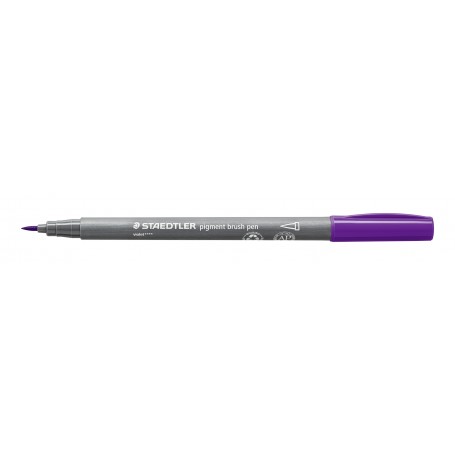 Staedtler pigment brush pen - 6 violet