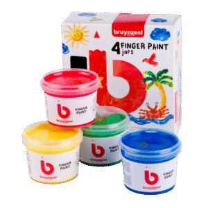 Bruynzeel vingerverf - set 4 basis