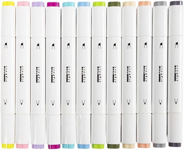 CCHobby alcoholmarker - set 12 pastel